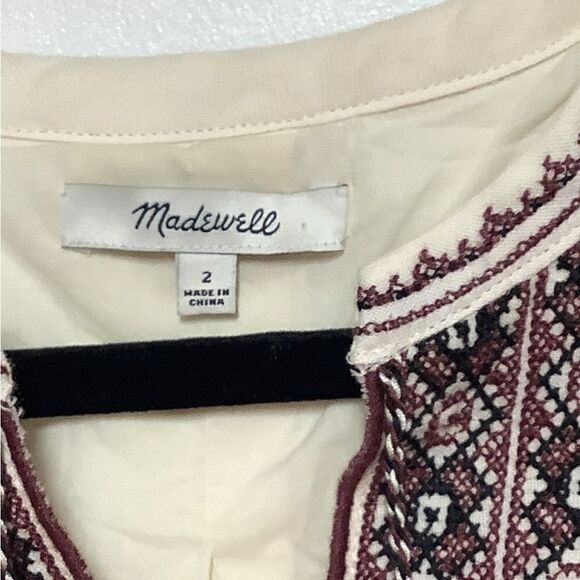 NWOT Madewell Embroidered Sun Coast Sleeveless Dress size M - Picture 5 of 7